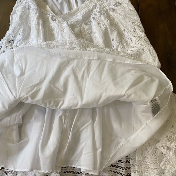 Polo by Ralph Lauren Battenberg-Lace Linen White Midi/Maxi Skirt size 14 NWT - Picture 6 of 15